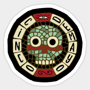 Cinco De Mayo, day of the dead Sticker